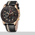 Waterproof Men's Sports  Watch With Leather Transparent Belts, Chronometers Day View Perfect Gift