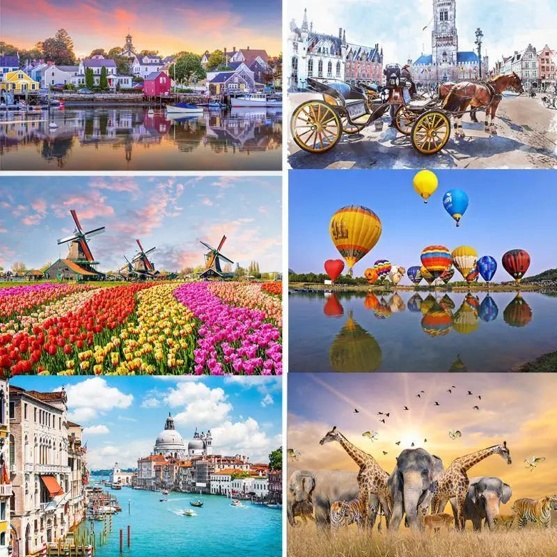 Puzzles 500 Pieces Wooden Assembling Picture Landscape Puzzles Toys For Adults Childrens Kids Games Educational Toy - STEVVEX Baby - baby, birthday gifts, brain teasers, christmas gifts, Educational Toy, Educational Toys for kids, Games, Kids, Kids Games, learning toys, newyear gifts, toys - Stevvex.com