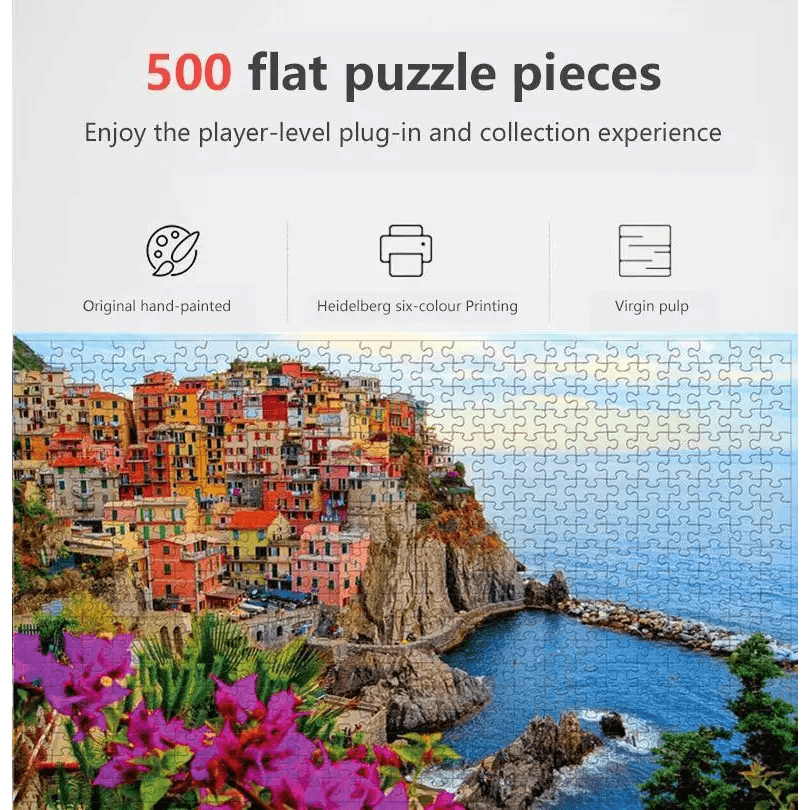 Puzzles 500 Pieces Wooden Assembling Picture Landscape Puzzles Toys For Adults Childrens Kids Games Educational Toy - STEVVEX Baby - baby, birthday gifts, brain teasers, christmas gifts, Educational Toy, Educational Toys for kids, Games, Kids, Kids Games, learning toys, newyear gifts, toys - Stevvex.com