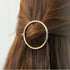 Retro Hair Barrettes Hair Pins Moon Triangle Circle Diamond Shaped Hair Clips for Girls Thick Hair Styling Accessories