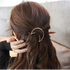 Retro Hair Barrettes Hair Pins Moon Triangle Circle Diamond Shaped Hair Clips for Girls Thick Hair Styling Accessories