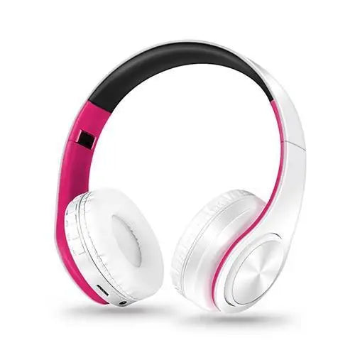 Retro Stereo Earphones Bluetooth Headphone Music Headset FM And Support SD Card With Mic And Volume Control Wireless