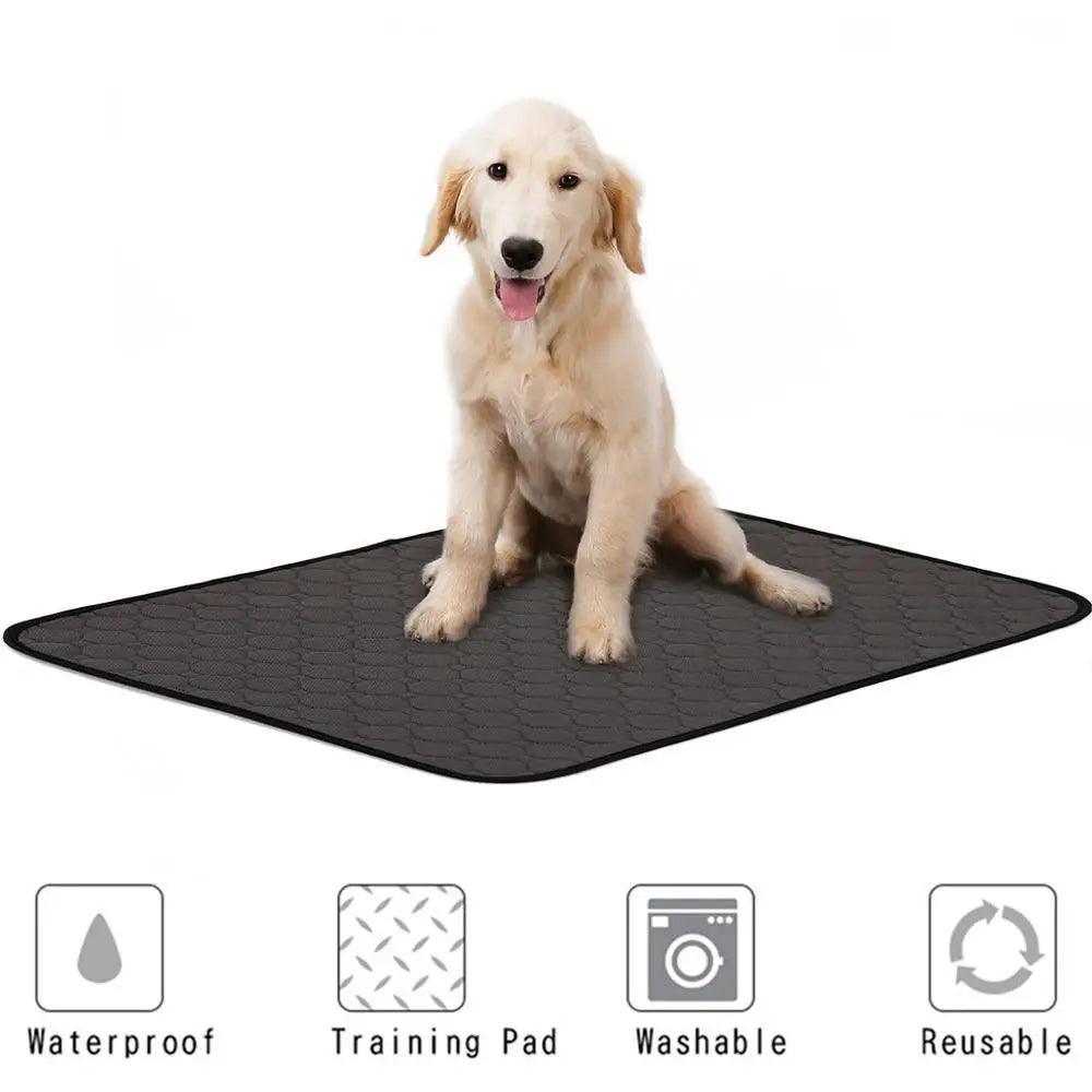 Reuseable Dog Pee Pads Dog Diapers Puppy Waterproof Mat For Pets - Washable Training Pads for Dogs Cats Rabbit - ALLURELATION - chewproof cooling mat, Dogs, Dogs bad, Dogs Bed Mat, Pet Diaper Mat, portable dogs mat, Reuseable dogs sleeping metress, scratch resistant dogs mat, sleeping mat for dogs, Sleeping Pet Accessories, Summer Essential for pets, Urine Absorbent, Washable Puppy Training Pad, waterproof mat for dogs - Stevvex.com