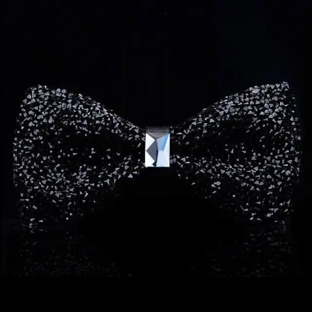 Shiny Butterfly Men Bowtie Sparkling Wedding Bridegroom Bow Ties Adjustable Length Party Bowties - 1 - STIL4444UUUUU