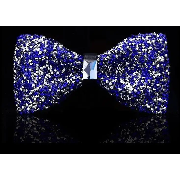 Shiny Butterfly Men Bowtie Sparkling Wedding Bridegroom Bow Ties Adjustable Length Party Bowties - 8 - STIL4444UUUUU