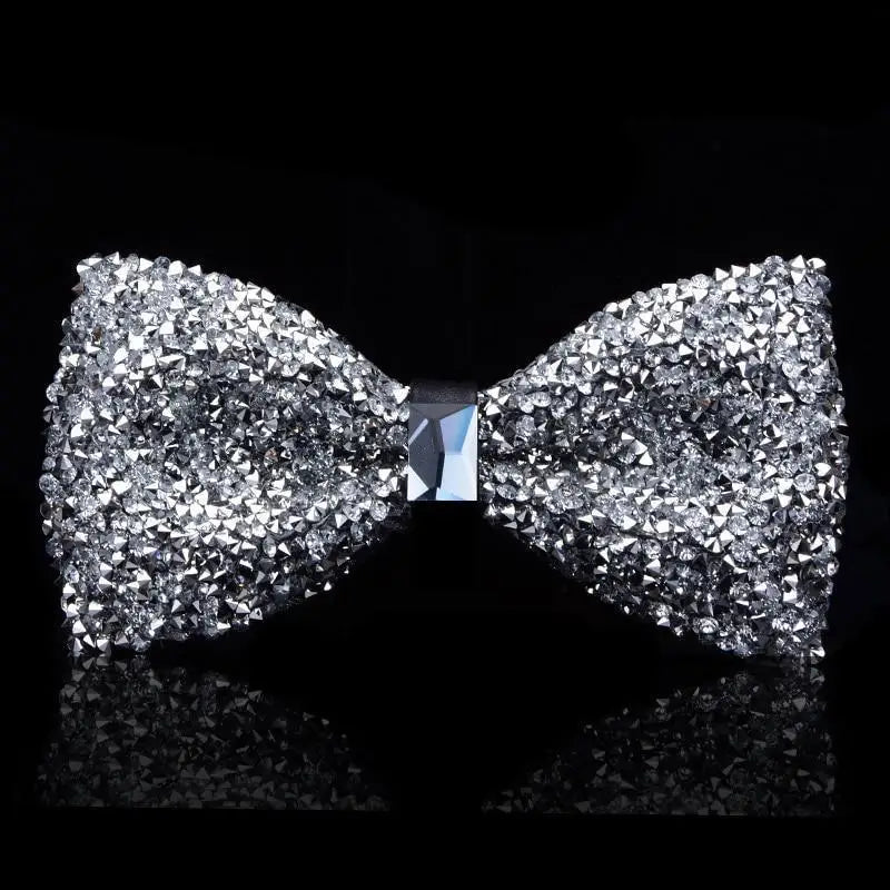 Shiny Butterfly Men Bowtie Sparkling Wedding Bridegroom Bow Ties Adjustable Length Party Bowties - STIL4444UUUUU