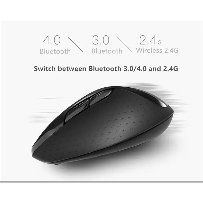 Silent Laptop Wireless Mouse Adjustable DPI Stylish Easy Switch Bluetooth 2.4GHz Mouse For Computer - STIL8590UEUII