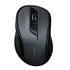 Silent Laptop Wireless Mouse Adjustable DPI Stylish Easy Switch Bluetooth 2.4GHz Mouse For Computer - Black