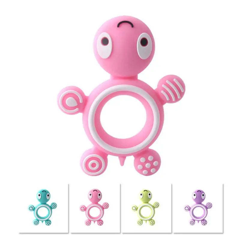 Silicone Baby Teethers Turtle 1PC Food Grade Animal Silicone Tiny Rod Children's Goods Nurse Gift Baby Teether Toys Bite Bites - STEVVEX Baby - baby dental care, baby items, baby teeth soothers, baby teether, gift for baby shower, gifts for new borns, infant products, infant toys, infants care products, silicon teether baby, silicone teether animal, toddler products - Stevvex.com