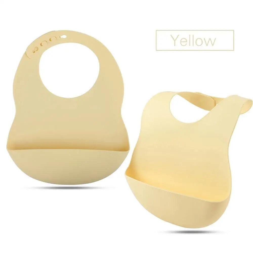 Silicone Bibs For Kids Newborn Baby Feeding Tableware Waterproof Baby Bibs For Toddler Bib For Kids - STEVVEX Baby - baby, baby accessories, baby bib, baby bib clothes, baby bibs, baby burp clothes, baby care accessories, baby care items, baby feeding apron, baby gifts, baby items, baby saliva bib, baby saliva towels, new parent gift, newborn baby bib, newborn baby bibs, newborn baby gifts - Stevvex.com