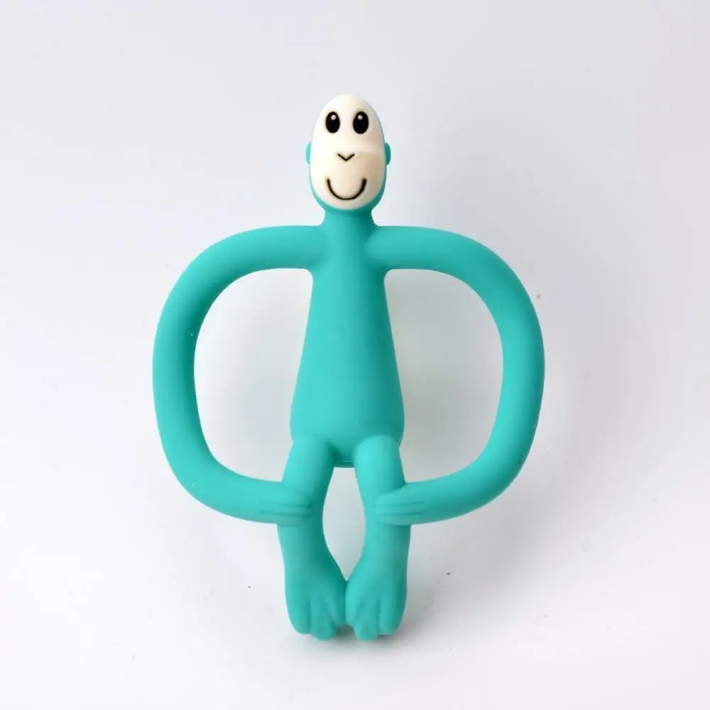 Silicone Cartoon Monkey Toddler Molar Teeth Pain Relief Tool Kids Teether Teething Beads Baby Shower Gift - STEVVEX Baby - baby, baby care, baby care products, baby dental care, baby pacifier, baby teeth pain reliever, baby teether, gifts baby, gifts for new born baby, gifts for new parents, infant toys, teething, toddler toys, toys - Stevvex.com