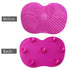 Silicone Makeup Brush Cleaning Pad - Portable Makeup Cleaning Washing Tool Scrubber - ALLURELATION - 576, Brush Washing Tools, brushes cleaning pad, cleaning pad, makeup brushes cleaner, makeup brushes cleaning pad, makeup cleaning, Makeup cleaning tool, Scrubber Board Makeup - Stevvex.com