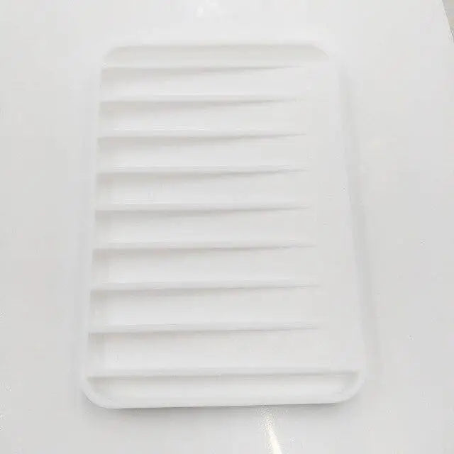 Silicone Soap Holder Flexible Soap Dish Plate Holder Tray Soapbox Container Storage For Bathroom Kitchen Soap Dish