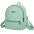 Simple And Stylish Mini Solid Backpack For Women And Girls Cute Travel Bag Trendy Student School Backpacks - green