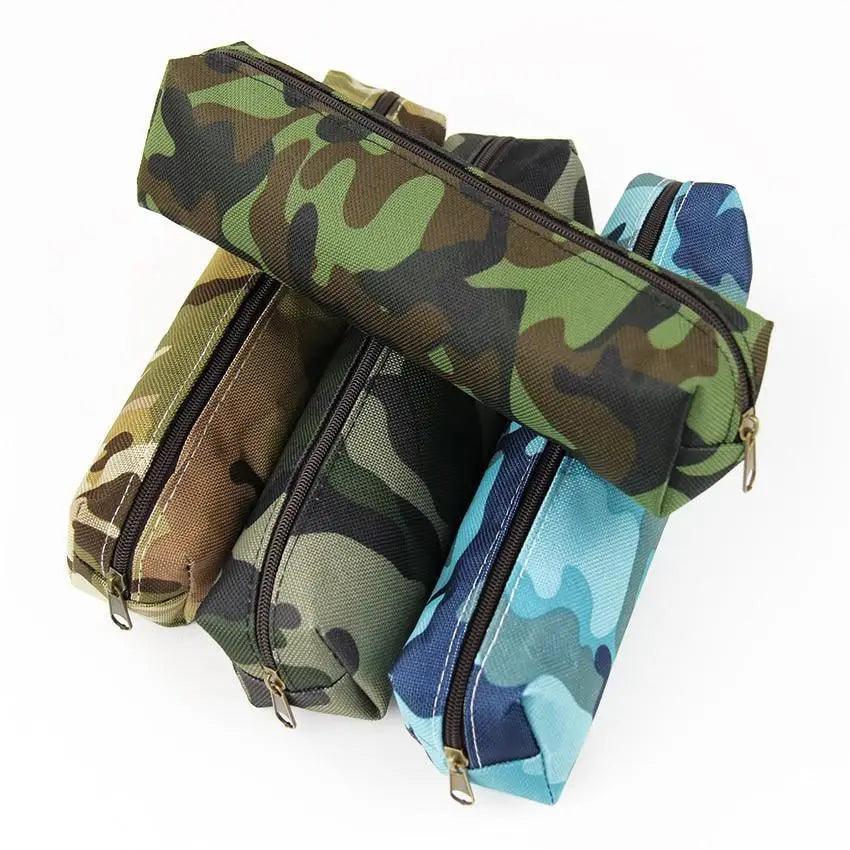 Simple Camouflage Cool Pencil Case Soft Black Pencil Holder For Boys Stylish New Design Pouch For Office And Schools