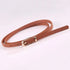 Simple Cute Leather Belts Candy Color Thin Skinny Waistband Classic Adjustable Fashion Women Belts - STIL9568NBCXT