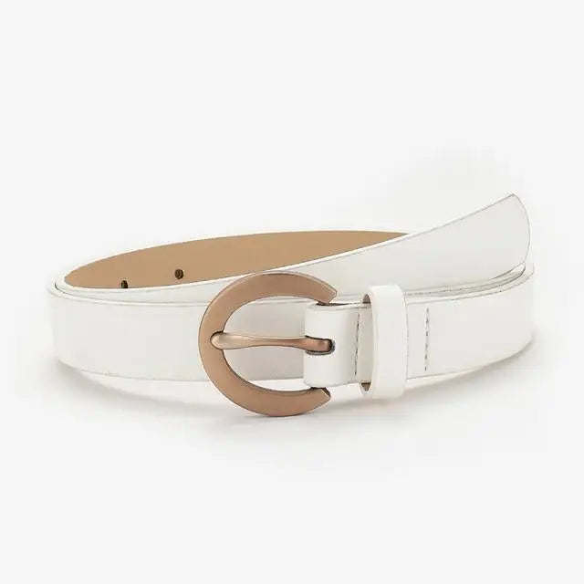 Simple Double Round Buckle PU Leather Waist Strap Vintage Design Double O-Ring Buckle Women Leather Belt For Jeans And Dresses - STEVVEX Fashion - 702, belt, belts, belts for women, buckle belt, casual belt, classic belt, elegant belt, fashion belt, ladies belt, leather strap belt, luxury belt, new design belt, PU leather belt, round buckle belt, simple belt, stylish belt, trendy belt, unique belt, waistband, waistband for women, women belts - Stevvex.com