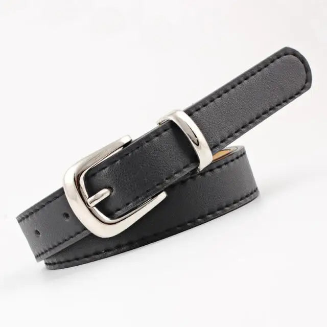 Simple Double Round Buckle PU Leather Waist Strap Vintage Design Double O-Ring Buckle Women Leather Belt For Jeans And Dresses - STEVVEX Fashion - 702, belt, belts, belts for women, buckle belt, casual belt, classic belt, elegant belt, fashion belt, ladies belt, leather strap belt, luxury belt, new design belt, PU leather belt, round buckle belt, simple belt, stylish belt, trendy belt, unique belt, waistband, waistband for women, women belts - Stevvex.com