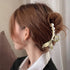 Simple Gold Geometric Metal Hair Claw Women Lightweight Modern Nonslip Big Luxury Hair Clips Women Excellent Gift - 7