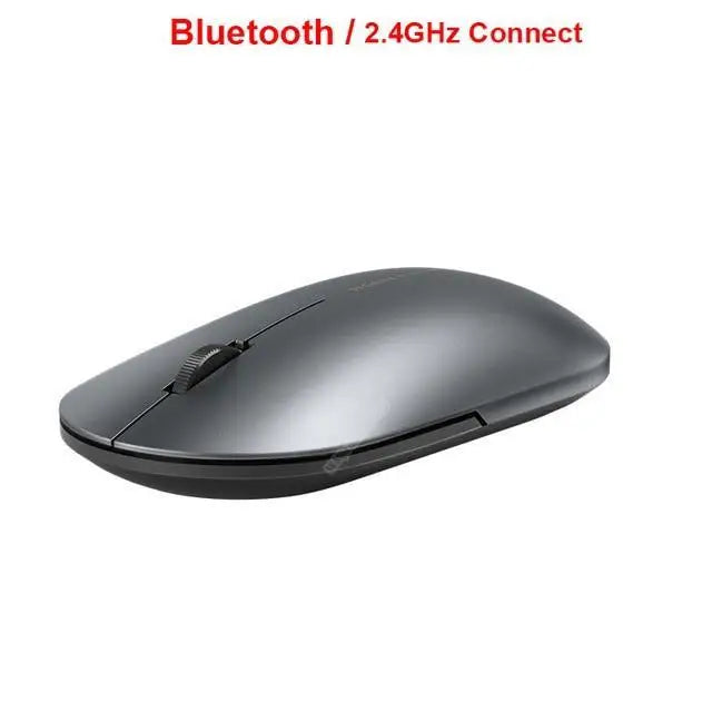 Simple Modern White/Black Wireless Bluetooth USB Connection Optical Mouse For Laptop PC Portable Slim Rechargeable