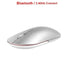 Simple Modern White/Black Wireless Bluetooth USB Connection Optical Mouse For Laptop PC Portable Slim Rechargeable