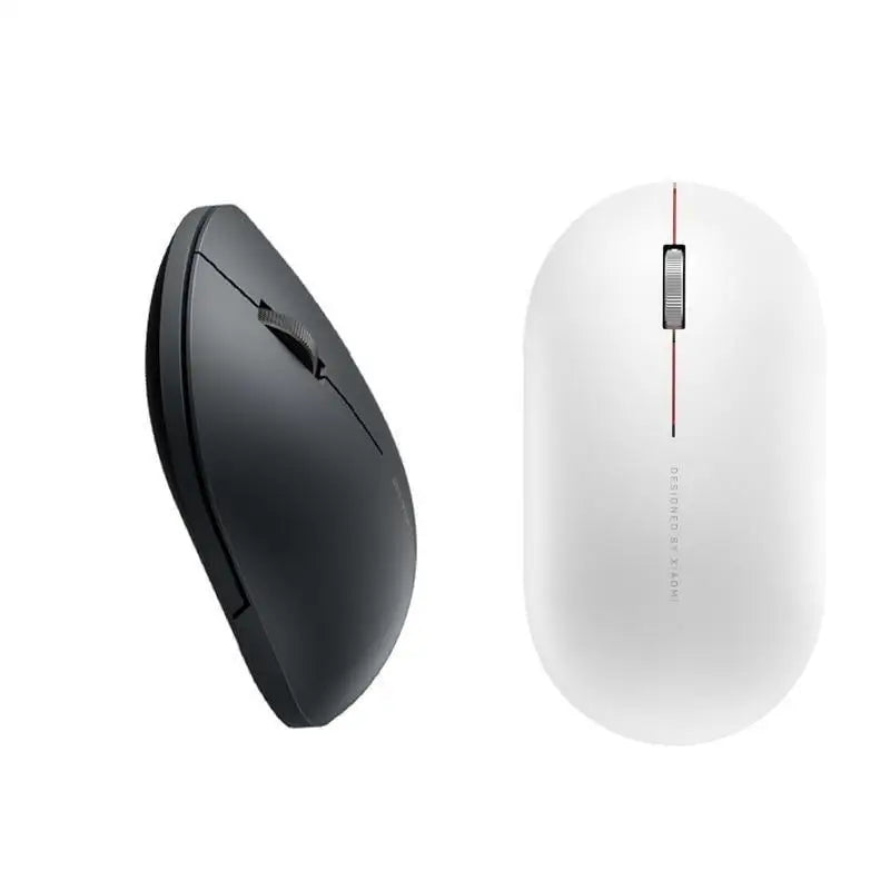 Simple Modern White/Black Wireless Bluetooth USB Connection Optical Mouse For Laptop PC Portable Slim Rechargeable