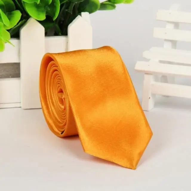 Simple One Size Necktie Colorful Slim Formal Tie Wedding Party Ties Business Meeting Necktie For Men - 15