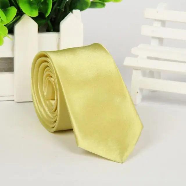 Simple One Size Necktie Colorful Slim Formal Tie Wedding Party Ties Business Meeting Necktie For Men - 16