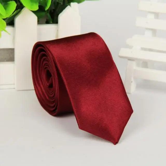 Simple One Size Necktie Colorful Slim Formal Tie Wedding Party Ties Business Meeting Necktie For Men - 18