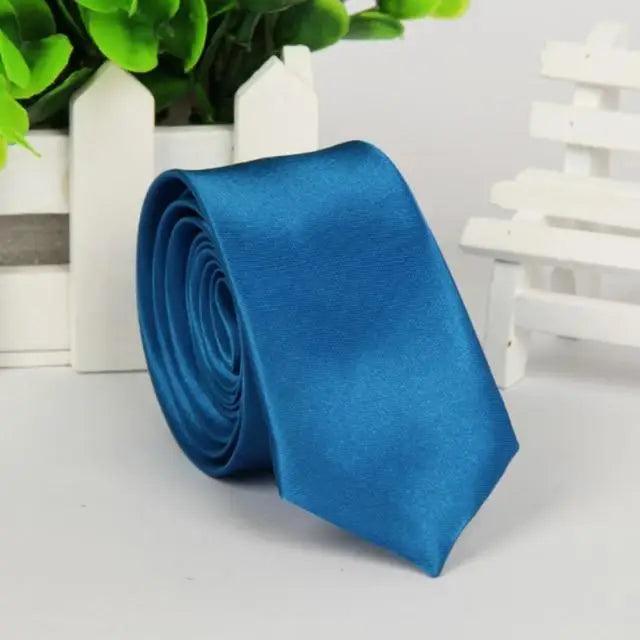 Simple One Size Necktie Colorful Slim Formal Tie Wedding Party Ties Business Meeting Necktie For Men - 17