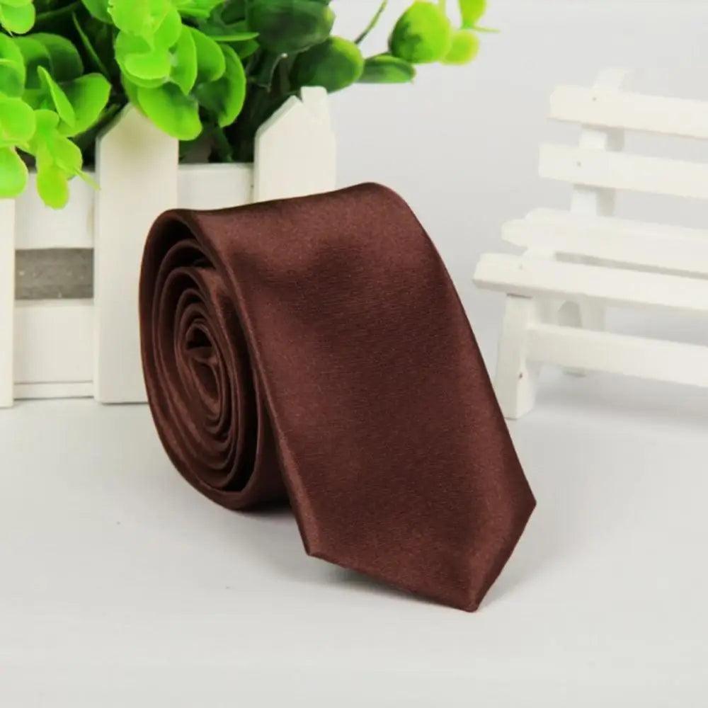 Simple One Size Necktie Colorful Slim Formal Tie Wedding Party Ties Business Meeting Necktie For Men - 2 - STIL6565HNMKL