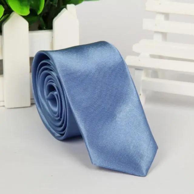 Simple One Size Necktie Colorful Slim Formal Tie Wedding Party Ties Business Meeting Necktie For Men - 4 - STIL6565HNMKL