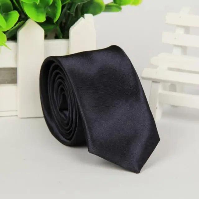 Simple One Size Necktie Colorful Slim Formal Tie Wedding Party Ties Business Meeting Necktie For Men - 1 - STIL6565HNMKL