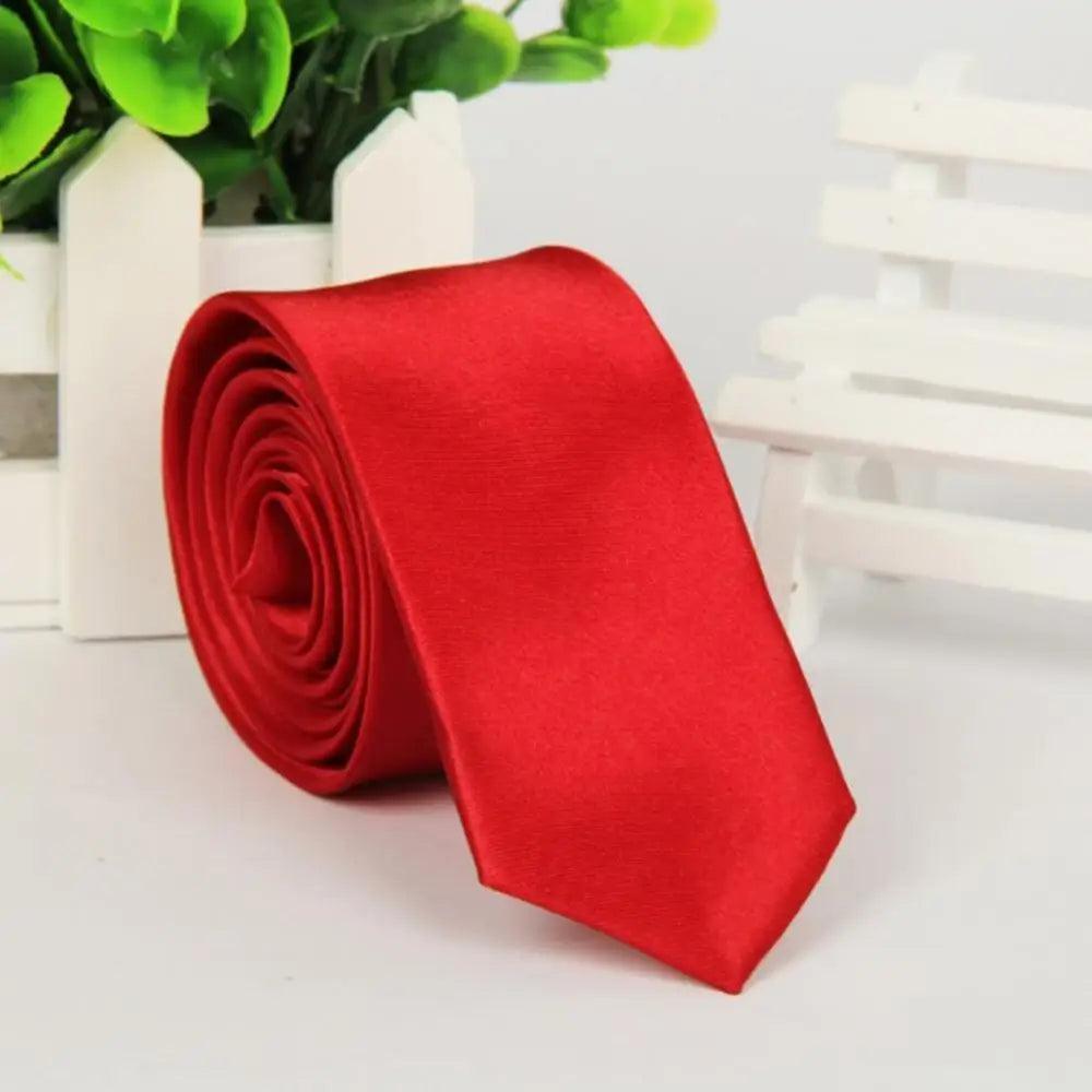 Simple One Size Necktie Colorful Slim Formal Tie Wedding Party Ties Business Meeting Necktie For Men - 10