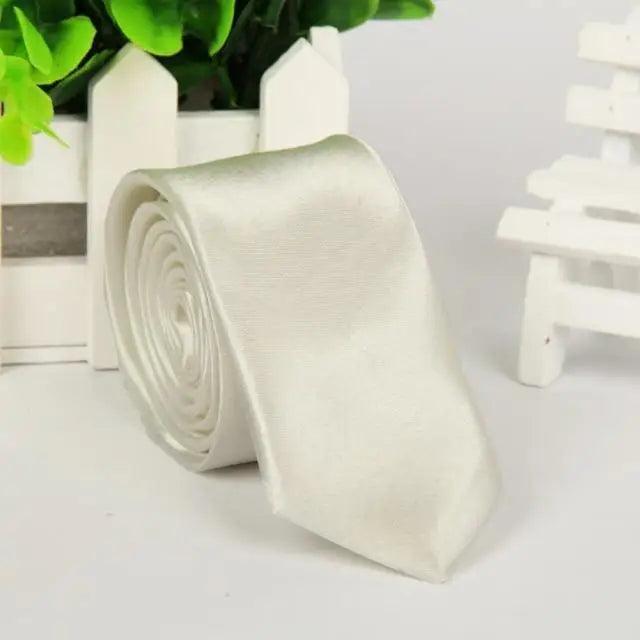 Simple One Size Necktie Colorful Slim Formal Tie Wedding Party Ties Business Meeting Necktie For Men - 6 - STIL6565HNMKL