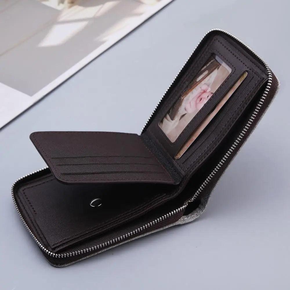 Simple PU Leather Business Men Wallet Fashion Lightweight Card Holder For Men Quality Luxurious Wallet - STIL8658GBETE