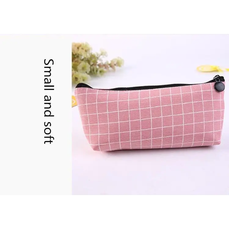 Simple Striped Color Design Pencil Cases For Students Retro Large Capacity Stationery School Pouch - STIL9887DHJRE