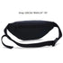 Simple Style Fanny Pack for Running Cycling Workout Men Women Waist Pouch Bag Black Classic Women Belt Bag Pouch