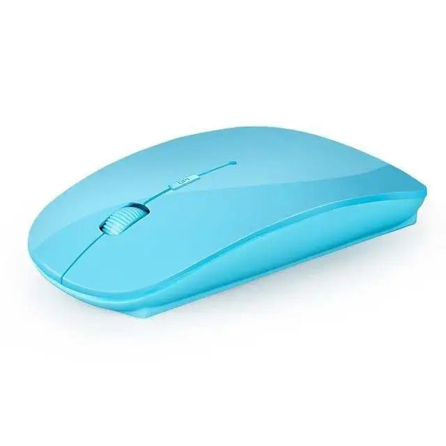 Simple Thin 1600 DPI USB Optical Black/White Wireless Computer Office Mouse Ultra Slim 2.4GHz Mouse For PC Laptop