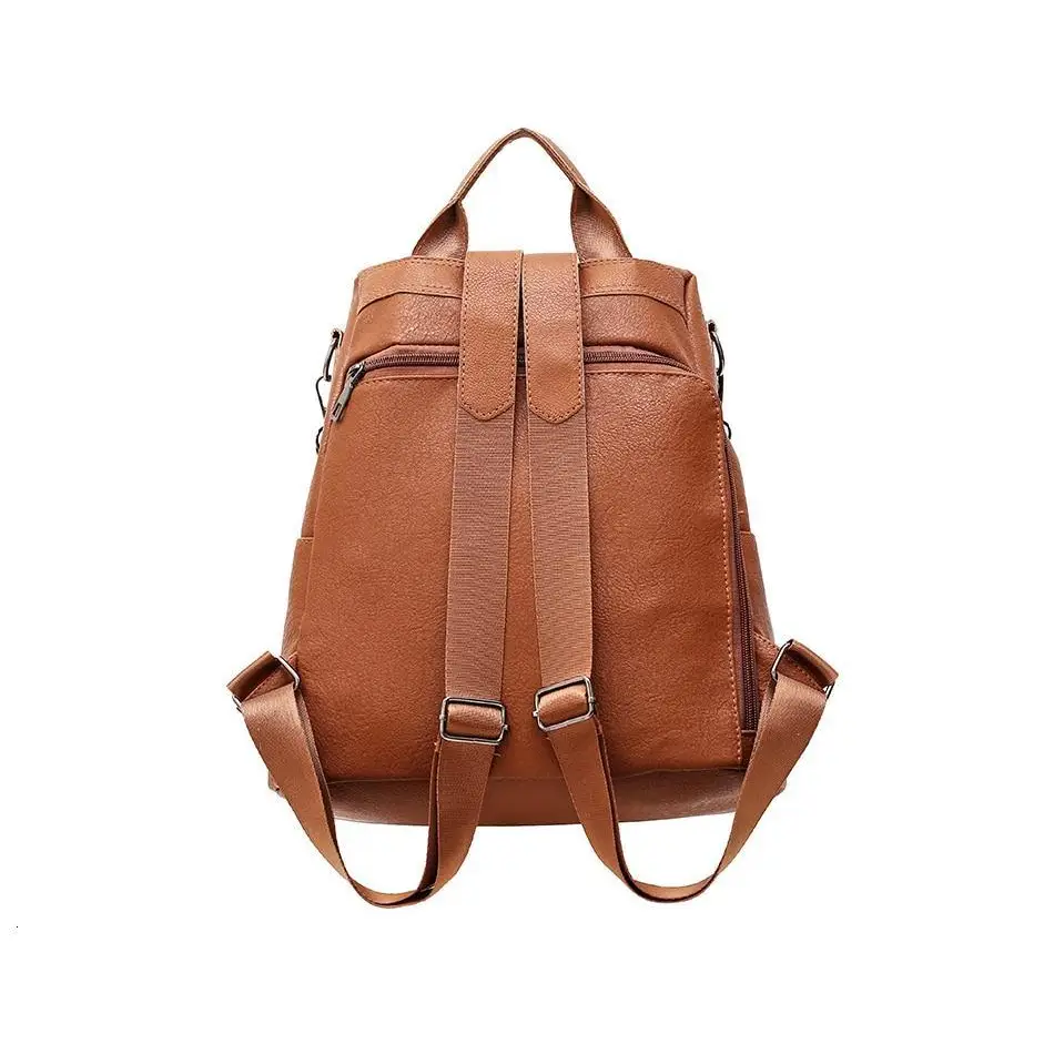 Sizzling Anti-Theft Vintage Style Leather Backpacks for Teenager Girls And Women School Bagpack For Females Travel Bags - ALLURELATION - 575, Anti-theft Shoulder Bag, Backpacks, Bags, Bags for Girls, Bags for Ladies, Bags For Teenagers, Bags in Demand, Birthday Gift, Book Bag, Designer Female Bags, Elegant School Bags, Fashionable Backpacks, Hot sale Bags, Laptop Bag, Leather Business Backpack, Luxury Bags, Matching Bags, Mini Backpack, Picnic Bags, School Bags - Stevvex.com