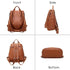 Sizzling Anti-Theft Vintage Style Leather Backpacks for Teenager Girls And Women School Bagpack For Females Travel Bags - ALLURELATION - 575, Anti-theft Shoulder Bag, Backpacks, Bags, Bags for Girls, Bags for Ladies, Bags For Teenagers, Bags in Demand, Birthday Gift, Book Bag, Designer Female Bags, Elegant School Bags, Fashionable Backpacks, Hot sale Bags, Laptop Bag, Leather Business Backpack, Luxury Bags, Matching Bags, Mini Backpack, Picnic Bags, School Bags - Stevvex.com