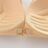 Sizzling Back Beautify Ladies Front Closure Wire Free Fashion Bra Padded Lingerie Bralette Gather Push Up Seamless Bra