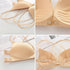 Sizzling Back Beautify Ladies Front Closure Wire Free Fashion Bra Padded Lingerie Bralette Gather Push Up Seamless Bra