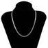 Sizzling Copper Flat Snake Chain Choker Necklace For Women and Girls V - Shaped Short Collar Necklace Women Jewelry