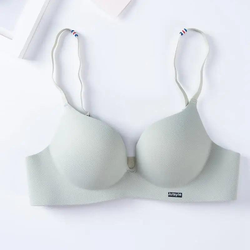 Sizzling Deep U Cup Bras For Women And Girls Push Up Bras Seamless Backless Intimates Female Underwear - ALU93158LMK