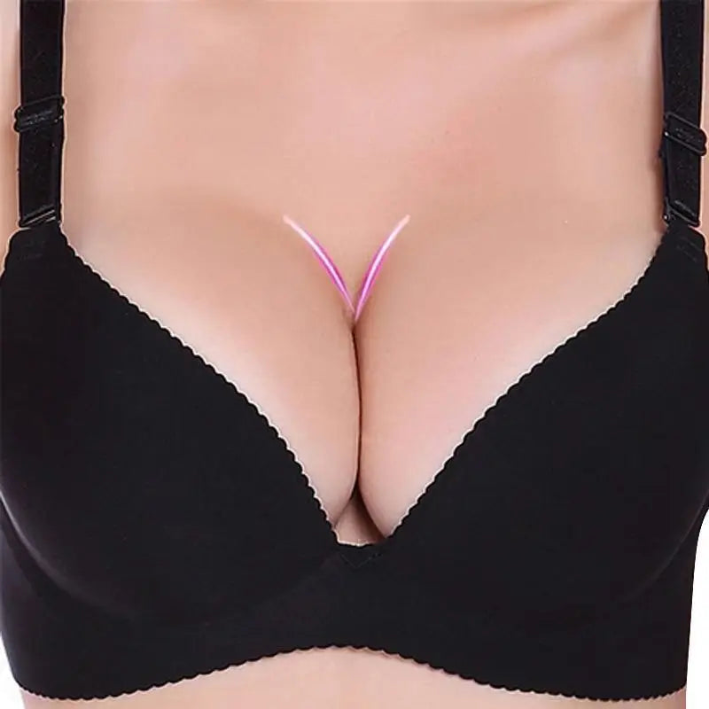 Sizzling Deep U Cup Bras For Women And Girls Push Up Bras Seamless Backless Intimates Female Underwear - ALU93158LMK