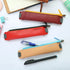 Slim Leather Unique Design Pencil Case Book Holder Pouch With Elastic Band For Notebook Fashion School Pen Case