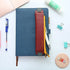 Slim Leather Unique Design Pencil Case Book Holder Pouch With Elastic Band For Notebook Fashion School Pen Case