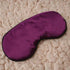 Smooth Pure Silk Sleep Rest Eye Mask Padded Shade Cover Travel Relax Eye Mask Sleeping Mask Comfortable Sleep Eye Cover