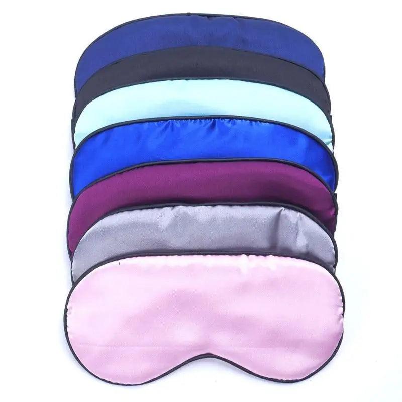 Smooth Pure Silk Sleep Rest Eye Mask Padded Shade Cover Travel Relax Eye Mask Sleeping Mask Comfortable Sleep Eye Cover